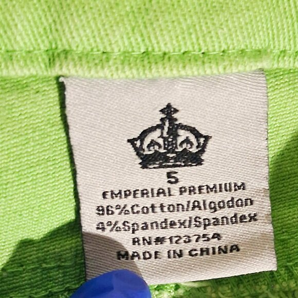 Emperial Green Lime Ripped Skinny Women's Jeans‎ Size 5 Size S. - Picture 12 of 17